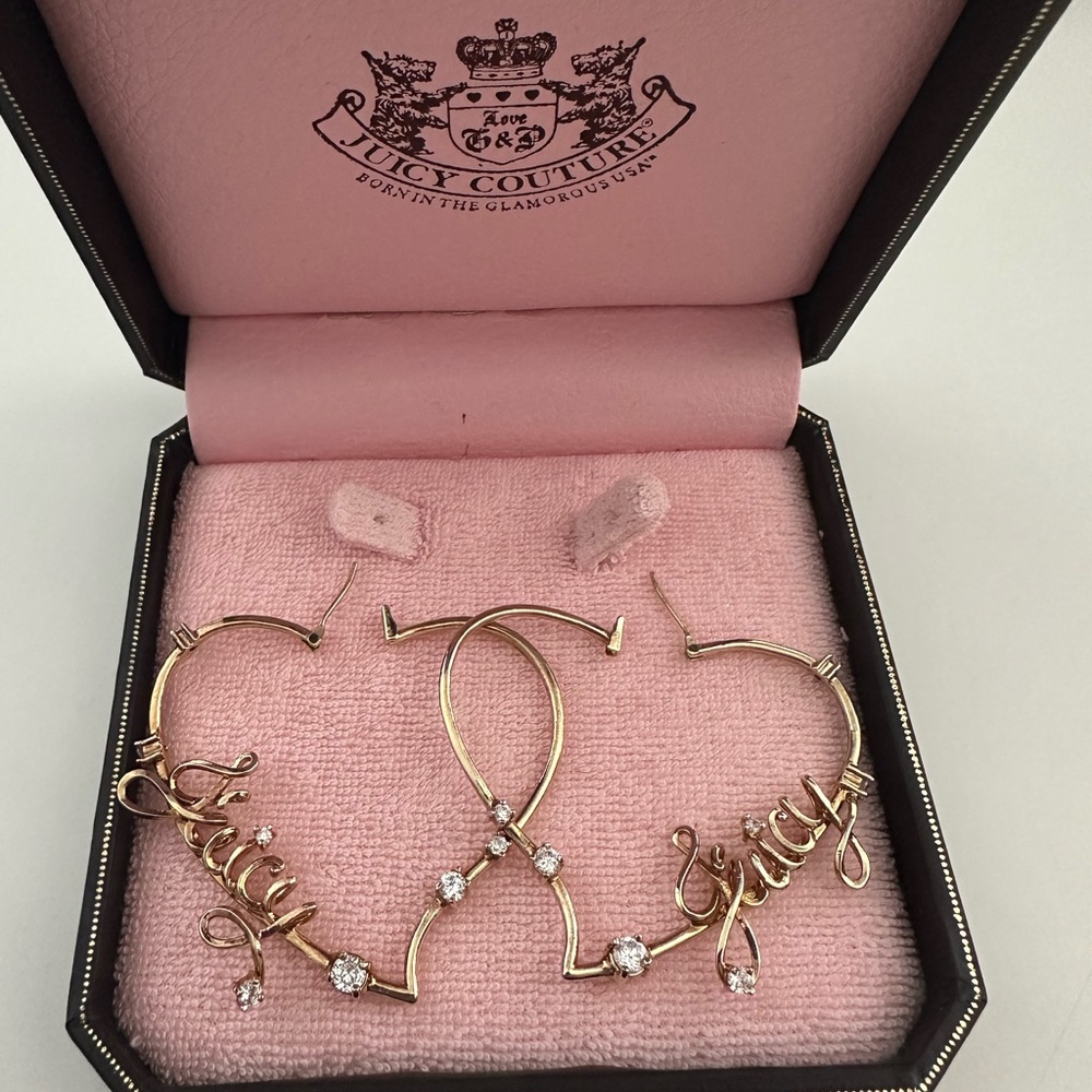 Juicy couture earrings